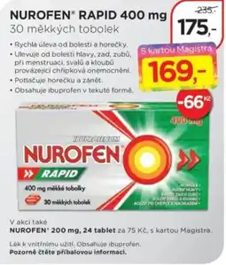 Magistra lékárny NUROFEN RAPID nabídka