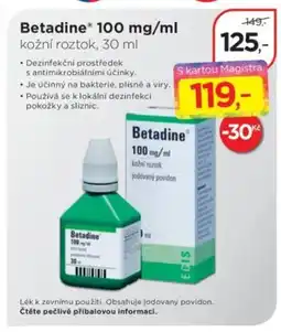 Magistra lékárny Betadine® 100 mg/ml nabídka