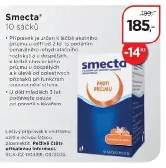 Magistra lékárny Smecta nabídka