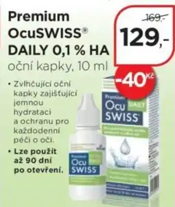 Magistra lékárny Premium OcuSWISS® DAILY 0,1% HA nabídka