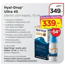Magistra lékárny Hyal-Drop® Ultra 4S nabídka