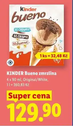 Lidl KINDER BUENO Zmrzlina nabídka