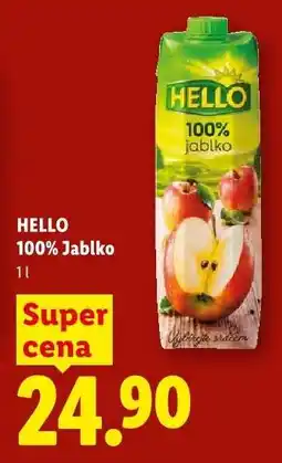 Lidl HELLO 100% jablko nabídka