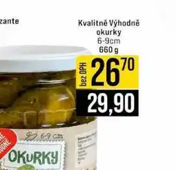 Jip Kvalitně Výhodně okurky 6-9cm nabídka