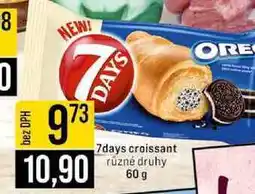 Jip 7days croissant různé druhy nabídka