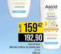 Jip Astrid Sun dětské mléko na opalování OF50 nabídka