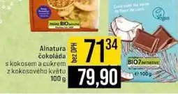 Jip Alnatural čokoláda s kokosem a cukrem z kokosového květu nabídka