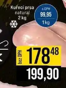 Jip Kuřecí prsa natural 2 kg 1kg nabídka