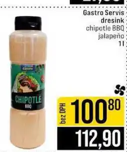 Jip Gastro Servis dresink chipotle BBQ jalapeño nabídka
