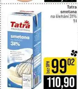 Jip Tatra smetana na šlehání 31% nabídka