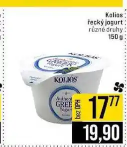 Jip Kolios řecký jogurt různé druhy nabídka