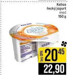 Jip Kolios řecký jogurt med nabídka