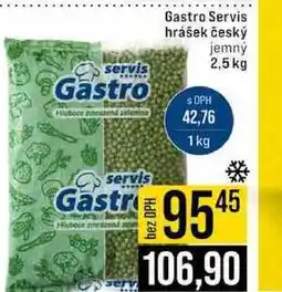 Jip Gastro Servis hrášek český nabídka
