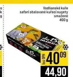 Jip Vodňanské kuře safari obalované kuřecí nugety smažené nabídka