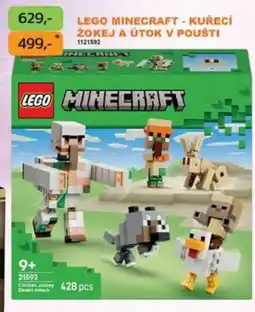 Dráčik Lego minecraft - kuřecí žokej a útok v poušti nabídka
