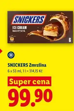 Lidl SNICKERS Zmrzlina nabídka