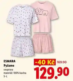 Lidl Esmara PYŽAMO nabídka