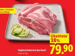 Lidl Vepřová krkovice bez kosti nabídka