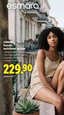 Lidl ESMARA Dámské mušelínové pyžamo nabídka