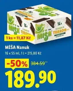 Lidl Míša nanuk nabídka