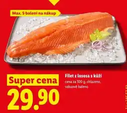 Lidl Filet z lososa s kůží nabídka