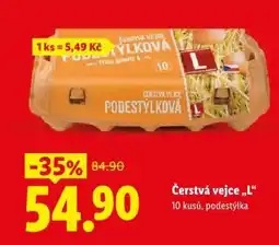 Lidl Čerstvá vejce L nabídka