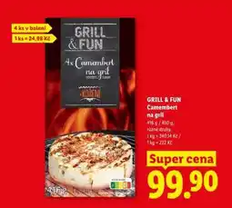 Lidl GRILL&FUN Camembert na gril nabídka