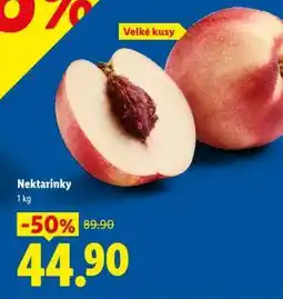 Lidl Nektarinky nabídka
