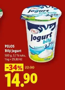 Lidl Pilos BÍLÝ JOGURT nabídka