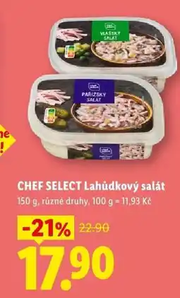 Lidl CHEF SELECT Lahůdkový salát nabídka