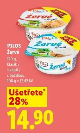 Lidl PILOS ŽERVÉ nabídka