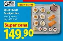 Lidl SELECT & GO Sushi pro dva nabídka