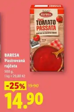 Lidl Baresa Pasírovaná rajčata nabídka