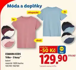 Lidl esmara kids Triko – 3 kusy nabídka