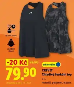 Lidl CRIVIT Chladivý funkční top nabídka