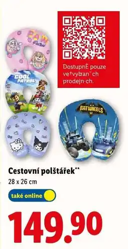 Lidl Cestovní polštářek nabídka