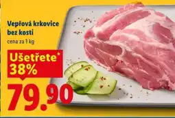 Lidl Vepřová krkovice bez kosti nabídka