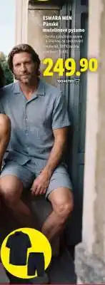 Lidl ESMARA MEN Pánské mušelínové pyžamo nabídka