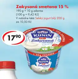 CBA Zakysaná smetana 15 % nabídka