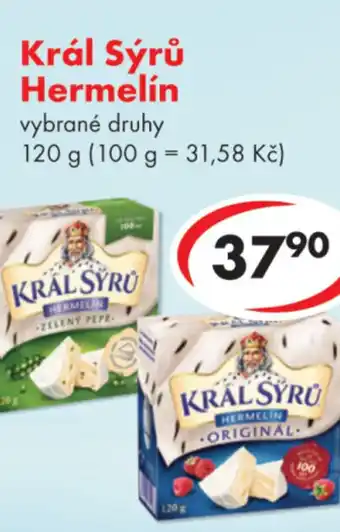 CBA Král Sýrů Hermelín nabídka
