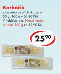CBA Korbáčik s česnekovou příchutí, uzený nabídka