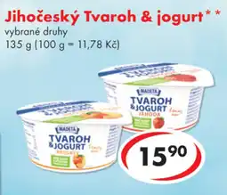CBA Madeta Jihočeský Tvaroh & jogurt nabídka