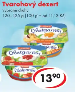 CBA Tvarohový dezert nabídka