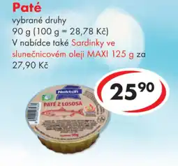 CBA Paté nabídka