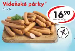 CBA Vídeňské párky nabídka