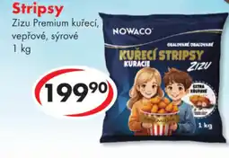 CBA Stripsy Zizu Premium kuřecí, vepřové, sýrové nabídka