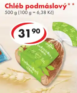 CBA Chléb podmáslový nabídka