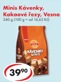 CBA Minis Kávenky, Kakaové řezy, Vesna nabídka