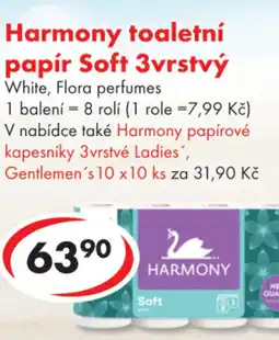 CBA Harmony toaletní papír Soft 3vrstvý nabídka