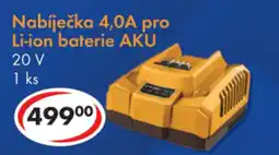 CBA Nabíječka 4,0A pro Li-ion baterie AKU 20 V nabídka